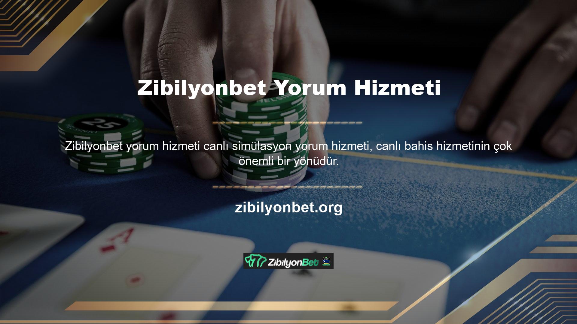 Bu canlı simülasyon hizmeti sayesinde müşteriler oyun sırasında bahis yaparken çeşitli oyun istatistiklerini elde edebilmektedir
